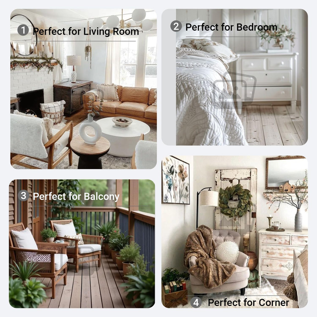 TORMAYS HOME Wooden Side Table Tree Stump End Table Natural Wood Stool Plant Stand Handcrafted Small Nightstand Rustic Accent Table for Sofa Bedside Balcony (Brown)