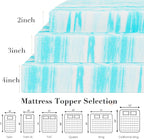 OLIXIS Gel Memory Foam Mattress Topper, Twin 2 Inch, Cooling Gel Infused Soft Comfy Breathable, Pressure-Relieving, CertiPUR-US Certified