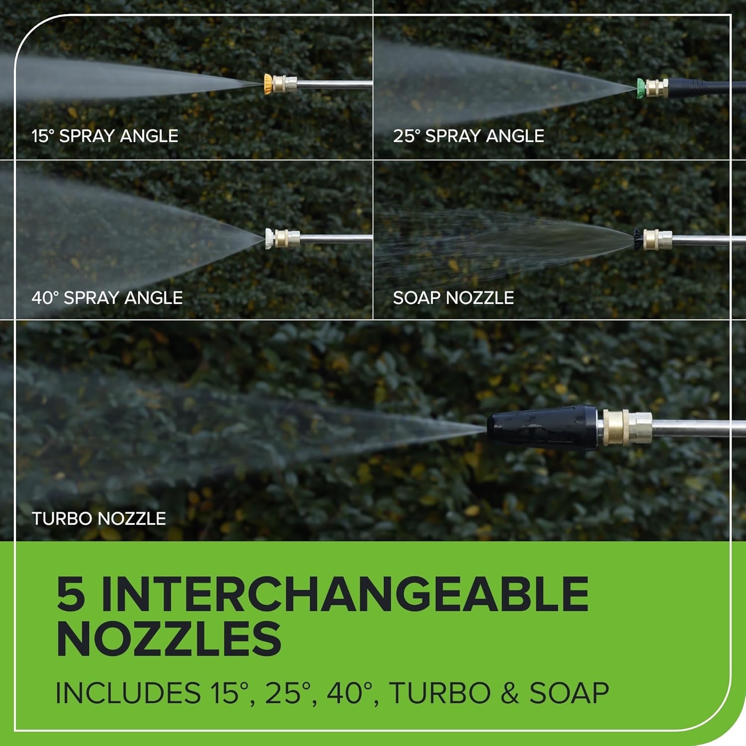 Greenworks Pro Brushless 3000 PSI (CSA Certified) 2.0 GPM Max / 1.1 GPM Electric Pressure Washer (Foldable Handles, Rugged Steel Frame, 25 FT Hose, 35 FT GFCI Power Cord)