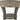 Powell Pewter Metal and Rustic Wood Side Table Franklin Dining