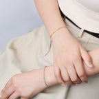 Bracelets JoycuFF Not Today Satan en code Morse pour femmes Cadeaux inspirants pour amis Anniversaire Bijoux chrétiens dorés pour maman Bracelet en acier inoxydable religieux