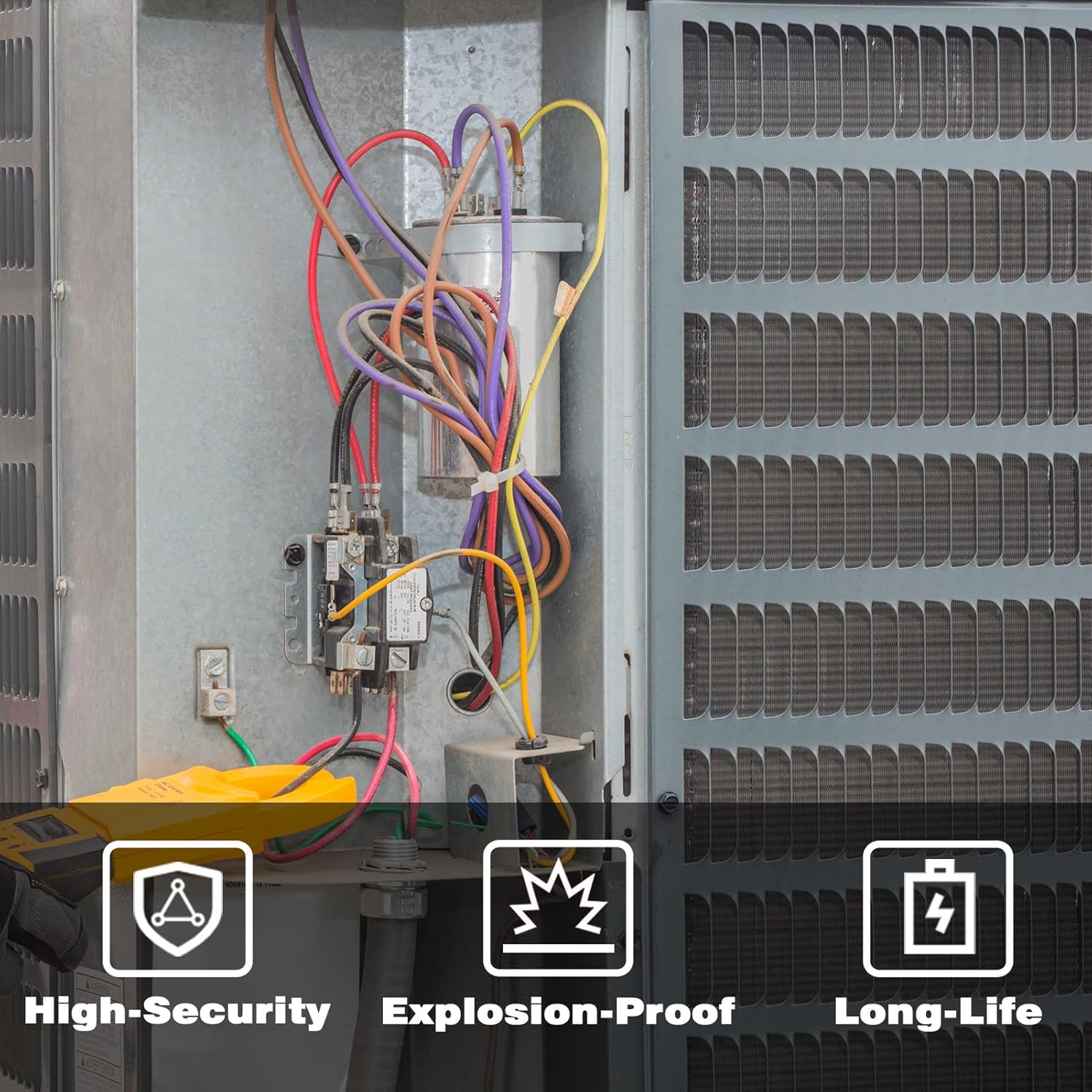 45/5 uF 45+5 MFD 370V or 440V Dual Run Start Round A/C Capacitor 45 5 uF 370 440 Volt VAC CBB65B Air Conditioner Capacitors for AC Unit Fan Motor Start or Heat Pump or Condenser Straight Cool