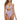 SHERRYLO Women's White One-Piece Monokini Swimsuit with High Cut Sides Thong