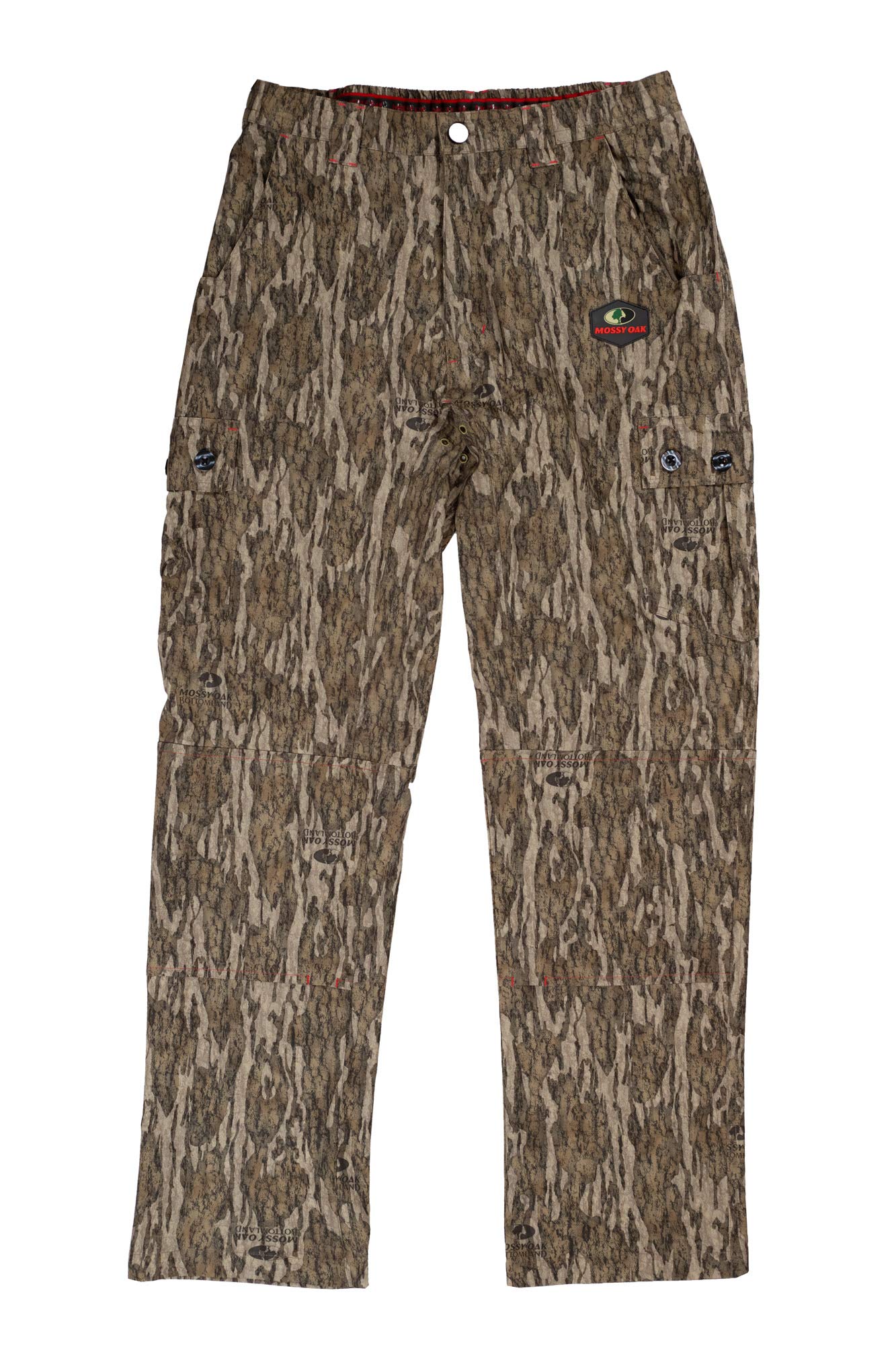 Mossy Oak Camo Lightweight Hunting Pants for Men Camouflage Clothing, Large, Bottomland
