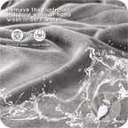 Couverture chauffante électrique DUODUO 72"x84" en polaire corail chaude avec 4 réglages de chaleur et arrêt automatique de 10 heures Protection contre la surchauffe - Gris 