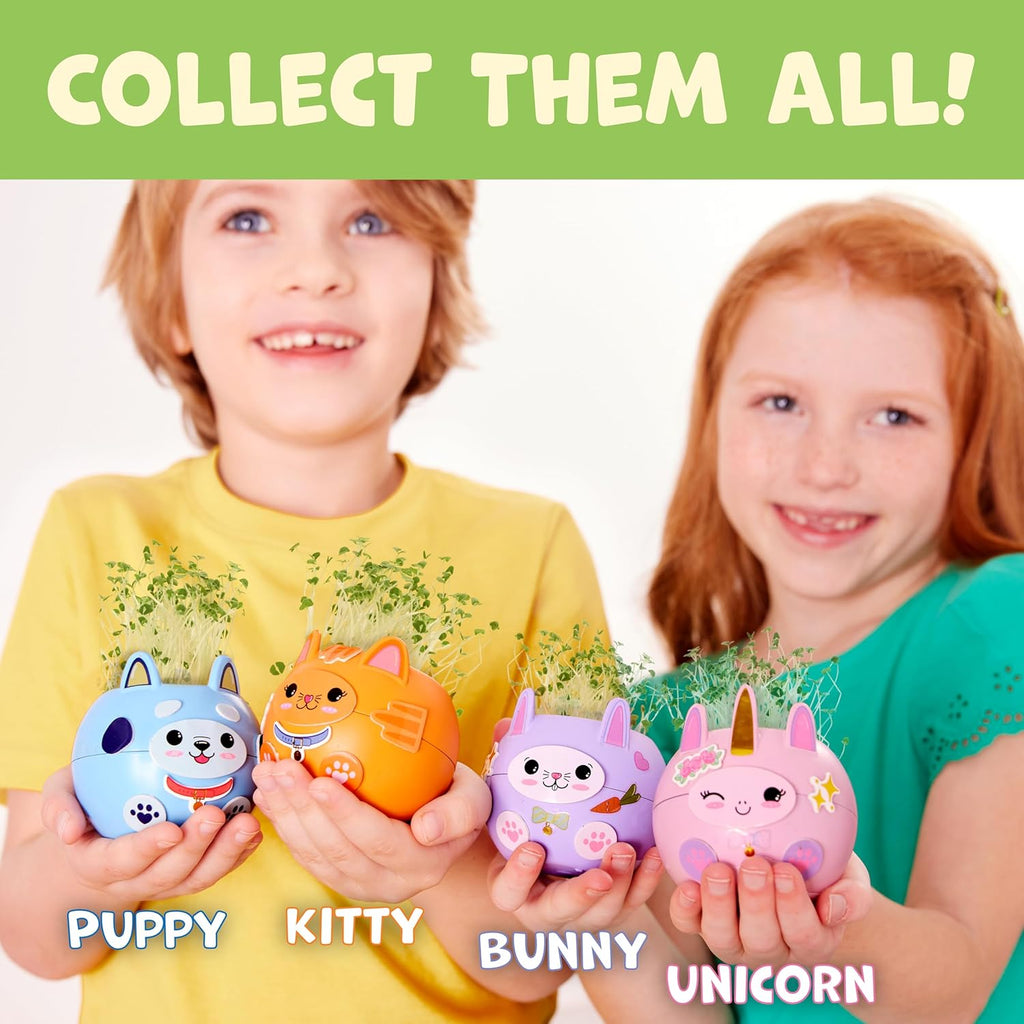 Creativity for Kids Plant-A-Pet: Kitty - Arts and Crafts for Kids, Mini Gifts for Girls and Easter Basket Stuffers for Kids, Chia Seed Plant Pet (Ages 6+)