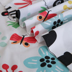 ست ملحفه کودکان یونیکورن صورتی JSD، سایز تویین، ۳ تکه، ملحفه‌های رختخواب میکروفایبر چاپ شده با طرح رنگین کمان برای دختران، جیب عمیق