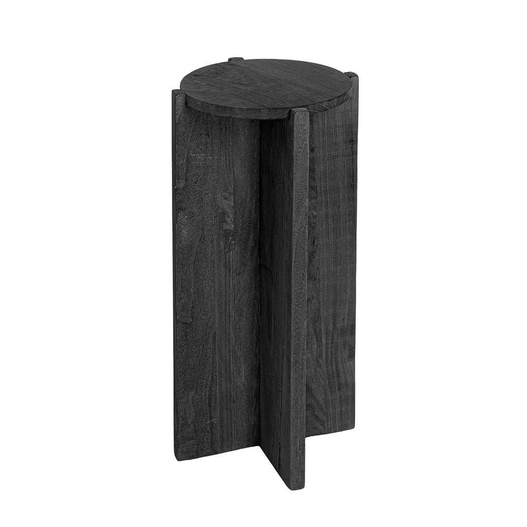 Creative Co-Op Paulownia Wood Round Accent Table, Brown
