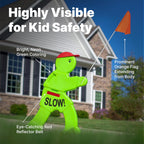 Step2 Kid Alert Street Safety Sign, Kids at Play Signage for Neighborhood Safety, 32-Inch Tall Reflective Caution Sign with Warning Flag