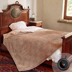 Verwarmd deken elektrisch deken plaid 50''X60'' - verwarmingsdeken met 6 warmtestanden - 2-10 uur automatische uitschakeling, ETL gecertificeerd, wasmachinebestendig (zwart)