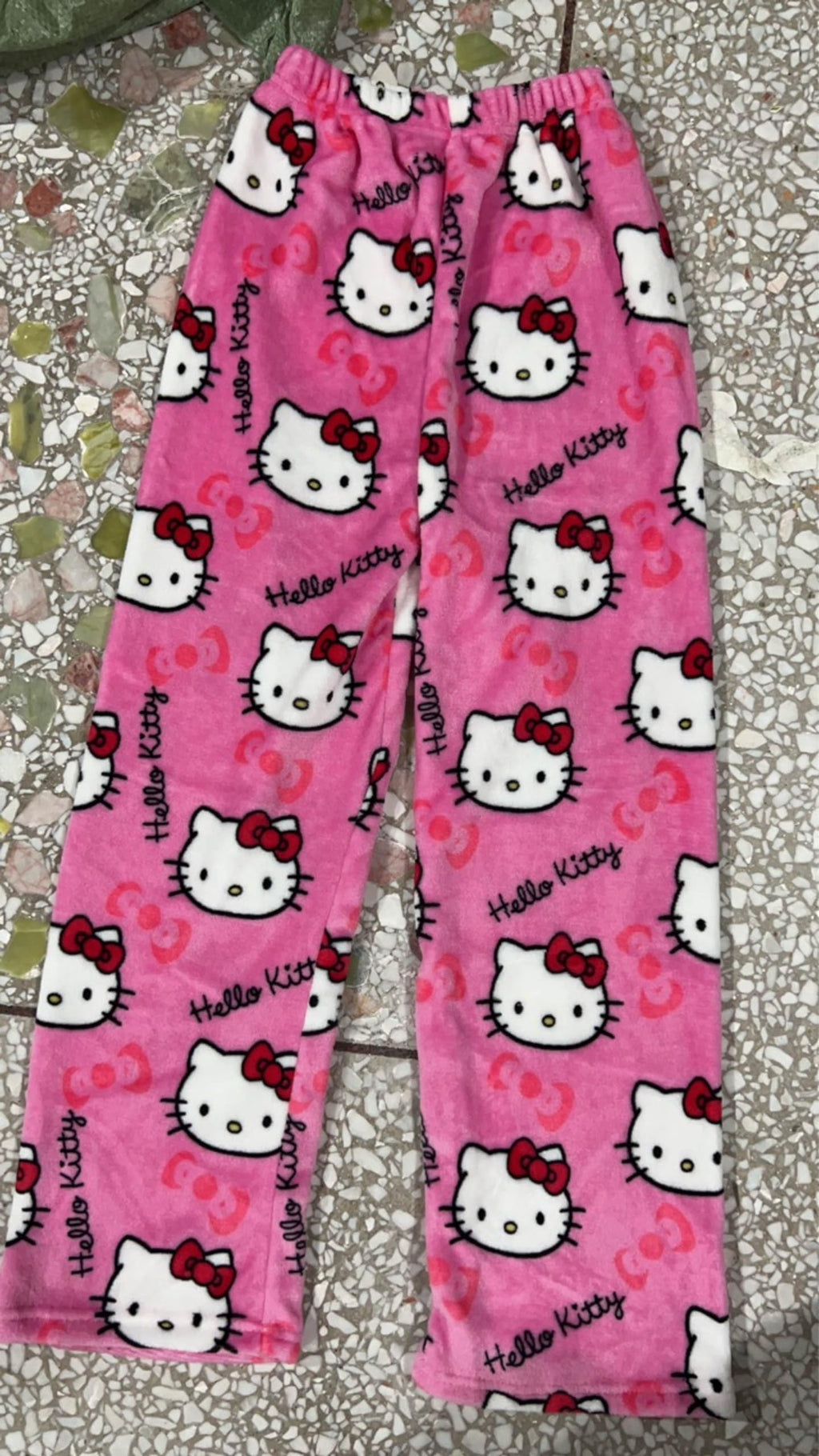 BIUGNVW Anime Pajamas Pants Women Cartoon Family Christmas Pajama Pants Kawaii Flannel Pajama Pants Pink XX-Large