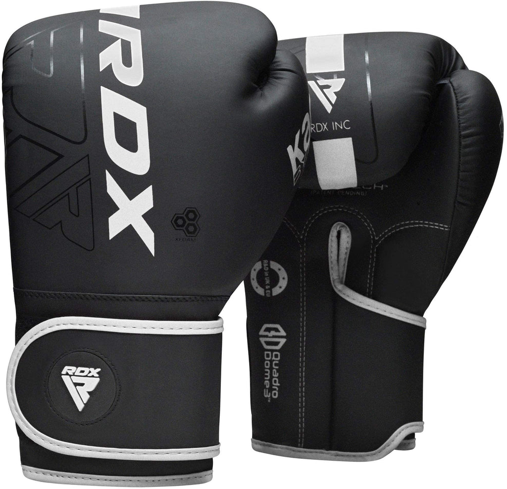 RDX Boxing Gloves, Pro Training Sparring, Maya Hide Leather, Muay Thai MMA Kickboxing, Men Women Adult, Heavy Punching Bag Focus Mitts Pads Workout, Ventilated Palm, Multi Layered, 8 10 12 14 16 18 Oz