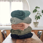 Verwarmd deken elektrisch deken plaid 50''X60'' - verwarmingsdeken met 6 warmtestanden - 2-10 uur automatische uitschakeling, ETL gecertificeerd, wasmachinebestendig (zwart)