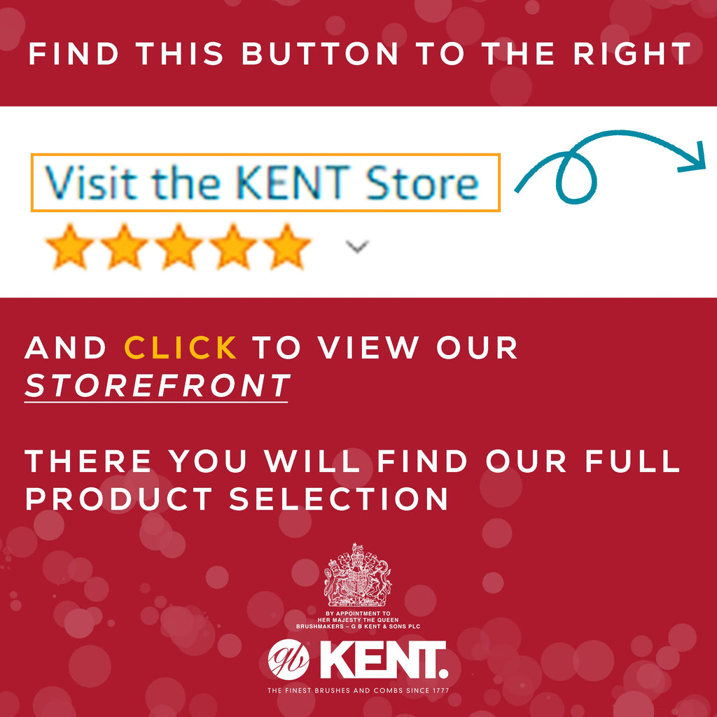 Exquisite Kent Fine Tail Comb -8T Hand-Made in England