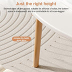 Small Coffee and Tea Tables White Low Table Irregular Clouds Coffee Tables Mid Century Modern Cloud Coffee Desk, Living Room Center Minimalist Display Low Coffee Table Cloud Shape White