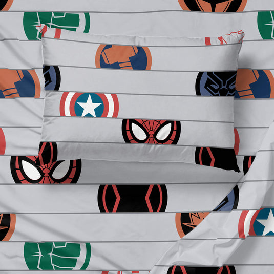 Jay Franco Marvel Spidey and His Amazing Friends Team Spidey Twin Size Sheet Set - 3 Piece Set Super Soft and Cozy Kid’s Bedding - Fade Resistant Microfiber Sheets (Official Marvel Product)