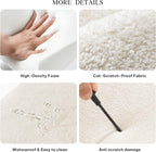 DWVO 3-in-1 Convertible Sofa Bed, 55" Sleeper Sofa with Pull-Out Bed, Cat-Scratch-Proof Fabric Futon Couch with Adjustable Backrest and Side Pocket, Loveseat for Living Room Apartment, Beige