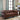 2 Piece Living Room Set, Chesterfield Leather Sofa Couch Chair with Scroll Arms and Nailhead for Living Room, Office (Dark Brown)