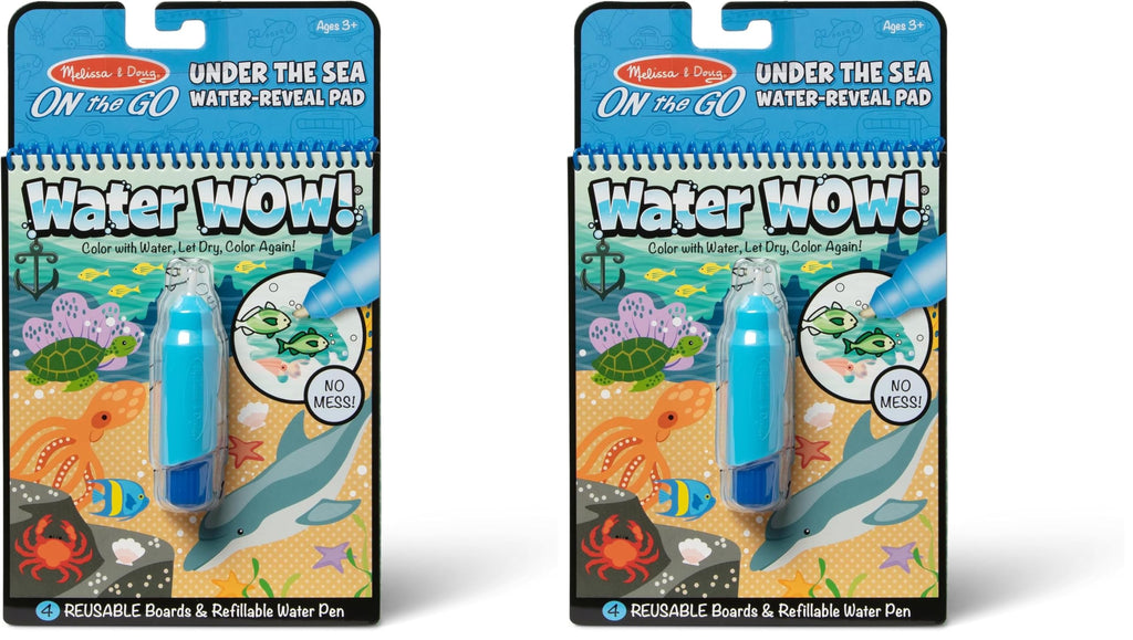 Melissa & Doug On The Go Water Wow! Reusable Water-Reveal Coloring Activity Pad – Jungle