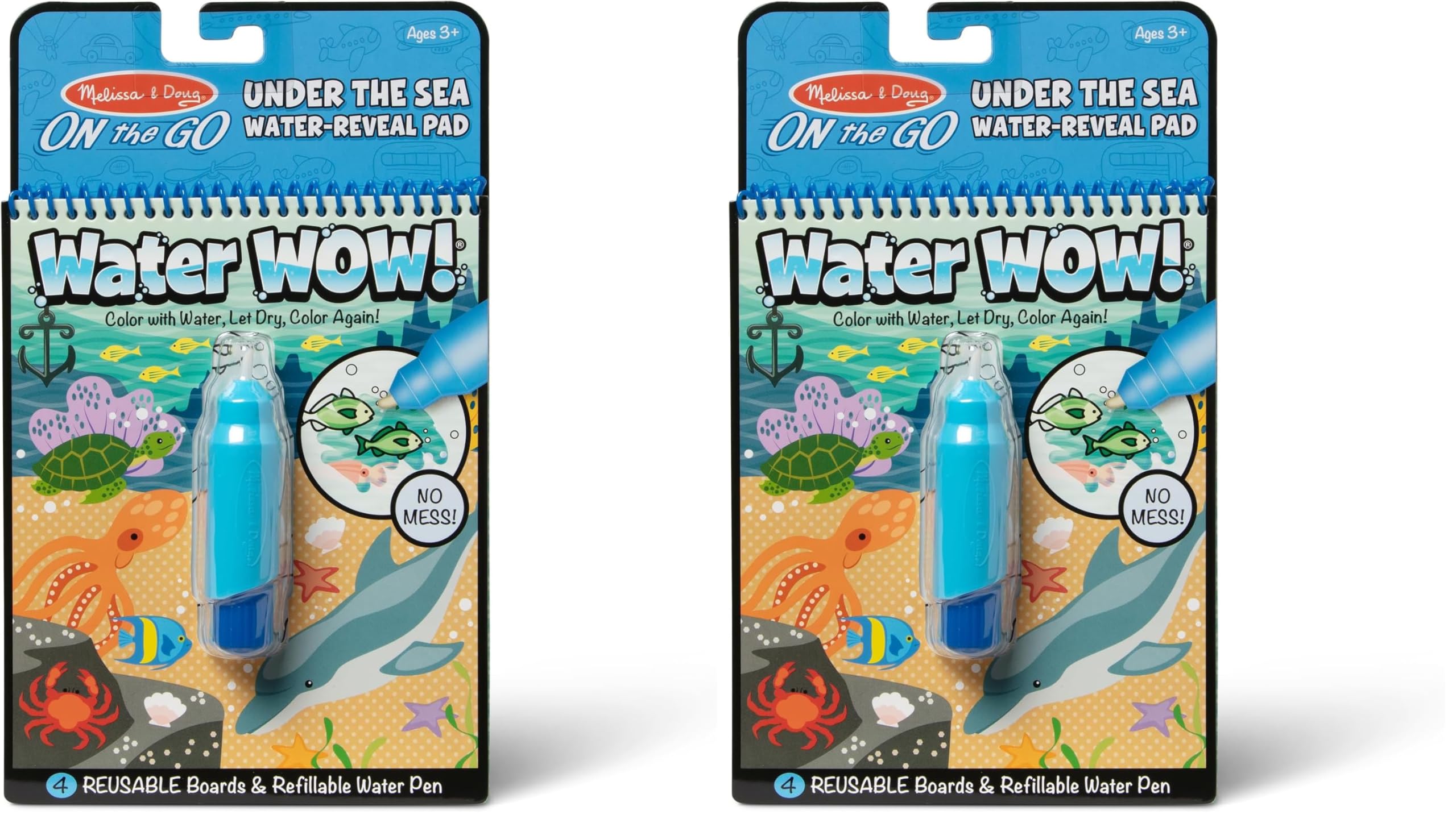 Melissa & Doug On The Go Water Wow! Reusable Water-Reveal Coloring Activity Pad – Jungle
