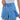 Girls Floral Skirts Kids Fashion Elastic High Waist Ruffle Flowy Shorts with Drawstring 5-14 Years Blue