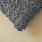 Fluffy Pink Faux Fur Comforter Cover Set，Fluffy Fuzzy Plush Pink Bedding 3Pcs (1 Faux Fur Duvet Cover +2 Fuzzy Pillowcases) Pink Fluffy Bed Set (Pink, Queen)