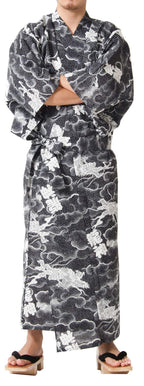 Dita Tokyoin Traditional Made In Japan Cotton Yukata Robe (Japanese Pajama Kimono) Easy Wearing set2