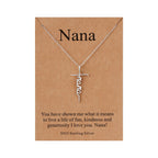 Lcherry Faith Cross Pendant Necklace for Women Religious Christian Jewelry Mother's Day Gifts for Women