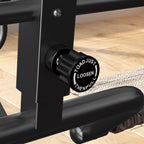 SogesPower Squat Machine for Home Gym, Squat Rowing Machine with Adjustable Resistance and Optional Full Motion, Squat Assist Trainer for Glutes & Legs Workout, Up to 330lbs, Orange