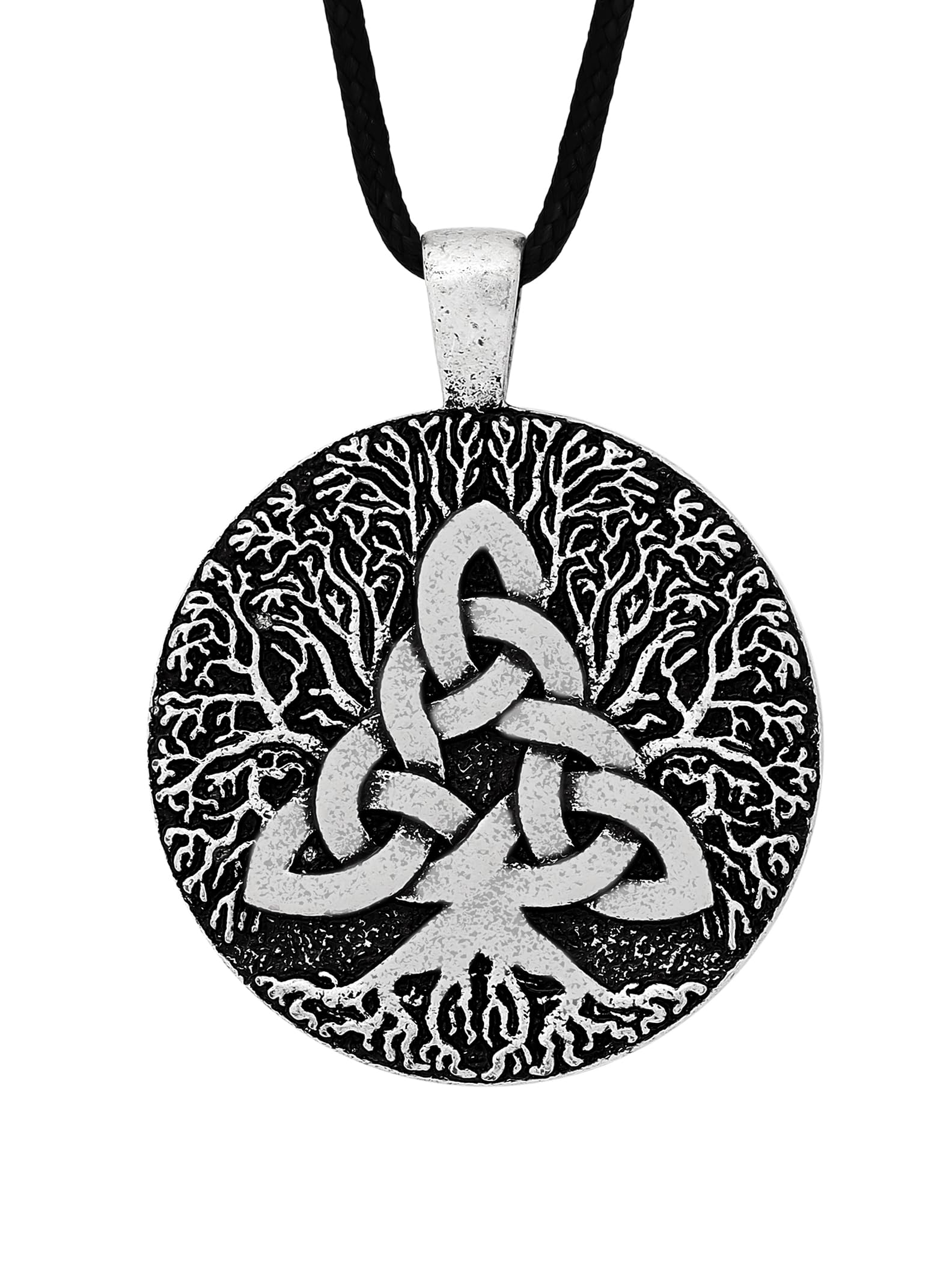 HAQUIL Viking Celtic Wiccan Tree of Life Pendant Necklace, Tree of Life Jewelry Gifts for Men and Women
