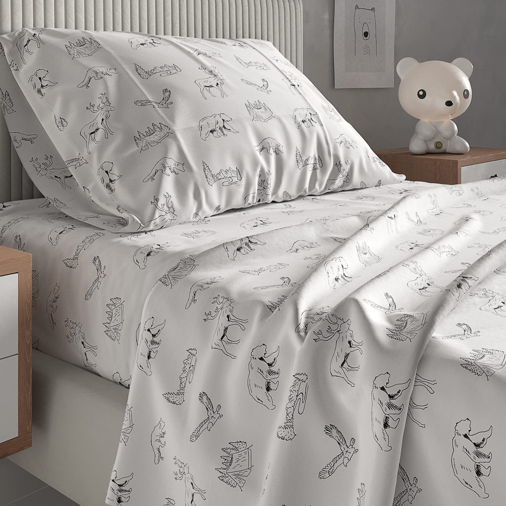 Kids Princess Full 4 Piece Sheet Set - Boys, Girls, Teens, Toddler - Easy Fit Deep Pockets - Breathable, Hotel Quality Bedding Sheets - Machine Washable - Wrinkle Free - Cute, Cozy, Soft - CGK Linens