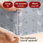 Queen Christmas Tree Sheet Set - Holiday Xmas Pattern Linen Set - Deep Pockets - Snug Fit - 4 Piece - Wrinkle Free - Comfy & Cooling Festive Winter Bedding - Easy To Care For - Kid Friendly