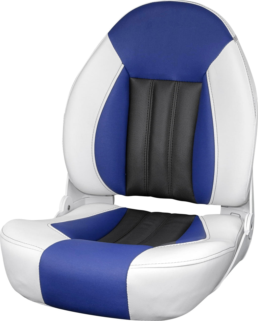 Tempress ProBax Orthopedic Folding High Back Boat Seat (Black/Charcoal/Carbon)