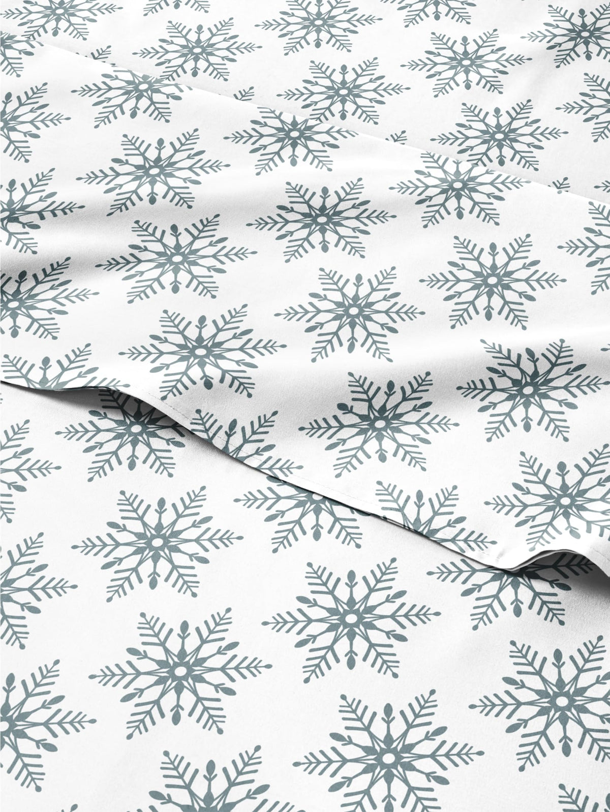 Komplet pościeli King Christmas Tree - Świąteczny wzór Xmas na lnie - Głębokie kieszenie - Dopasowany krój - 4 części - Bez zagnieceń - Wygodna i chłodząca świąteczna pościel zimowa - Łatwa w pielęgnacji - Przyjazna dzieciom