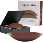 Nippies Nipple Covers for Women - Sticky Adhesive Silicone Pasties - Reusable Pasty Nipple Cover with Travel Box