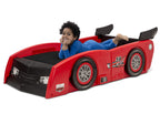 Delta Children Grand Prix racerbilseng til småbørn og tvillinger, rød