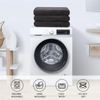 Coperta Elettrica Riscaldata 72"x84" Taglia Completa, Morbido Pile di Corallo con 4 Livelli di Riscaldamento e Spegnimento Automatico dopo 10 Ore, Lavabile in Lavatrice, Tessuto Morbido e Accogliente per la Casa, Grigio Scuro