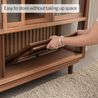 Japanese Floor Table No Assembly Required Bamboo Folding Walnut Coffee Table Bedroom 23.6x15.7x9.8in Furniture Low Tea Table for Sitting on The Floor Walnut Small