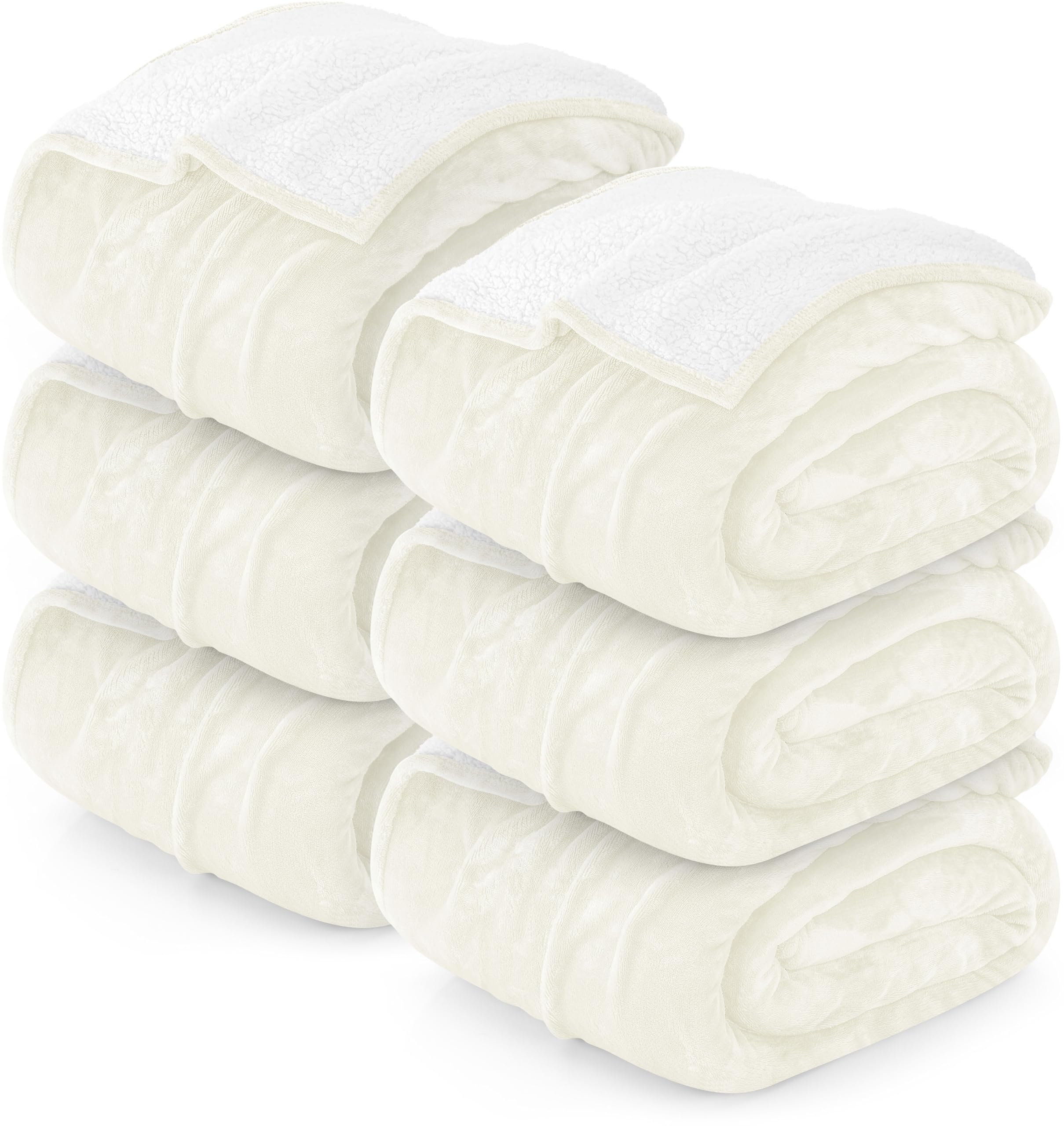 Utopia Bedding Sherpa Blanket Queen Size (Plum, 90x90 Inches) - Soft Lightweight Plush Fleece Reversible Blanket for Bed, Sofa, Couch, Camping and Travel