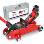 DNA MOTORING TOOLS-00234 Low Profile Hydraulic Trolley Service/Floor Jack, 2 Ton (4000 lbs) Capacity, Lifting Range 5.1"-13", Black