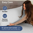 King 6 Piece Sheet Set - Breathable & Cooling Bed Sheets - Hotel Luxury Bed Sheets for Women, Men, Kids & Teens - Comfy Bedding with Deep Pockets & Easy Fit - Soft and Wrinkle Free - King White Sheets