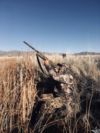 QuikCamo Mossy Oak Shadow Grass Blades Camo Hat with Built-in Face Mask for Duck Hunting (Adj Velcro Closure)