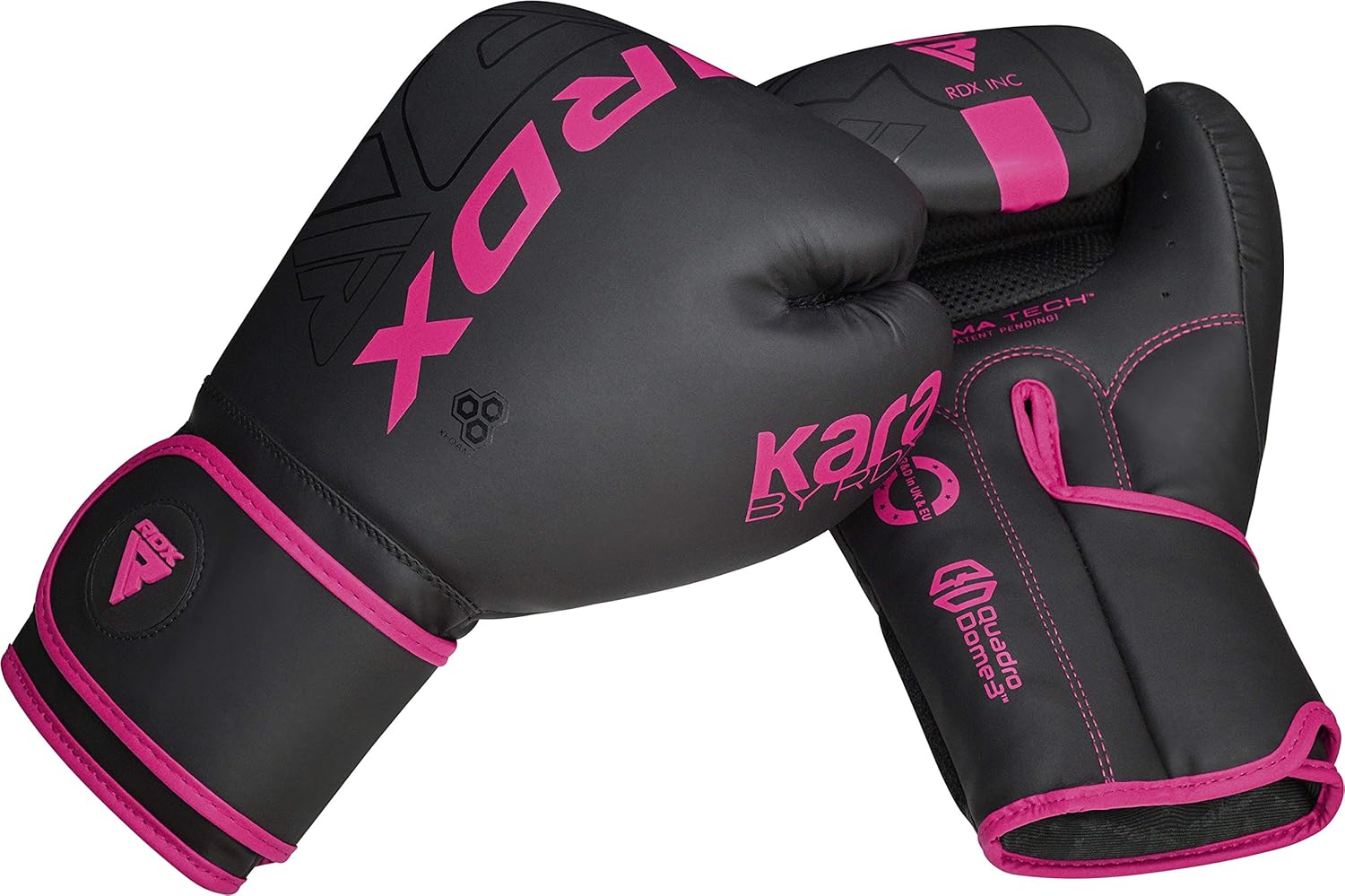 RDX Boxing Gloves, Pro Training Sparring, Maya Hide Leather, Muay Thai MMA Kickboxing, Men Women Adult, Heavy Punching Bag Focus Mitts Pads Workout, Ventilated Palm, Multi Layered, 8 10 12 14 16 18 Oz