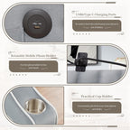 Convertible Single Sleeper Chair Bed,3 in 1 Velvet Futon Sleeper Sofa Bed with Phone Holder&USB Ports,Pull Out Couch Bed,Adjustable Recliner Armchair bed for Living Room,Office,Small Places(Grey)