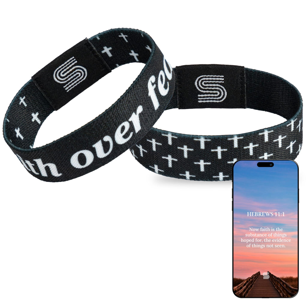 Daily Bible Verse Bracelet Scan Mothers Day Gift For Mom, Scripture Wristband Scan Phone For Prayer, God Is Greater Than The Highs And Lows Jesus Faith Christian Devotional God Band (Pink)