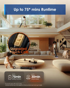 Tineco Floor One S9 Artist Steam Wet Dry Vacuum Cleaner, High-temp Steam Cleaning, 22kPa Suction, 360° SmoothDrive, Anti-Tangle Design, 185°F Flashdry, Long Runtime, 180° Lay-Flat