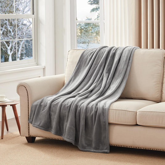 Westinghouse Electric Blanket Queen Size, Super Cozy Soft Flannel 84" x 90" Heated Blanket with 10 Fast Heating Levels & 1-12 Auto-Off, Machine Washable, ETL&FCC Certification, Beige