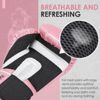MaxxMMA Pro Style Boxing Gloves for Men & Women, Training Heavy Bag Workout Mitts Muay Thai Sparring Kickboxing Punching Bagwork Fight Gloves