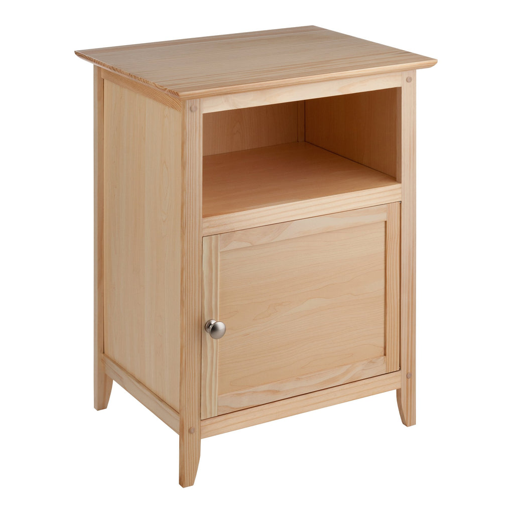Winsome Henry Accent Table, 19 inches, Black