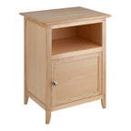 Winsome Henry Accent Table, 19 inches, Black